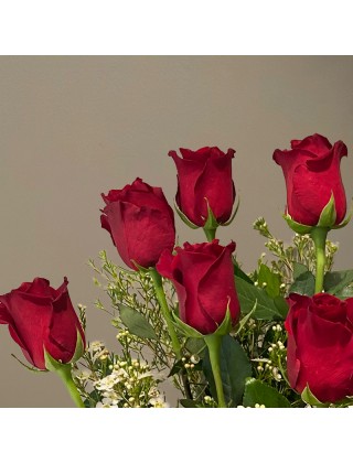 ramo envio tanatorio rosas rojas