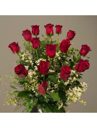 Ramo Tanatorio rosas rojas