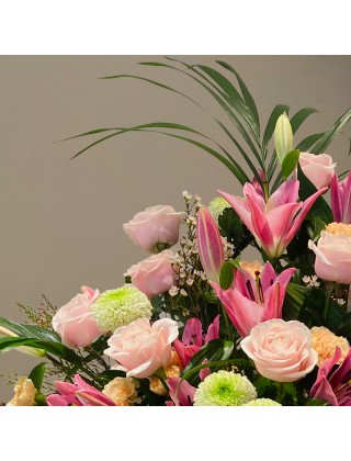 Centro floral para tanatorio